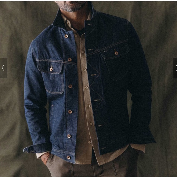 The Long Haul Jacket in Rinsed Organic Selvedge - Picture 2 of 8